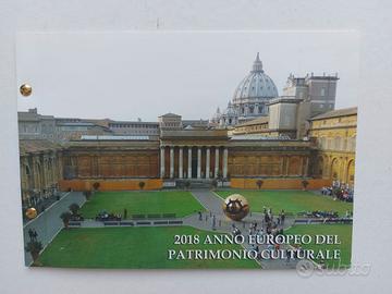 2018 Folder filatelico-numismatico del Vaticano