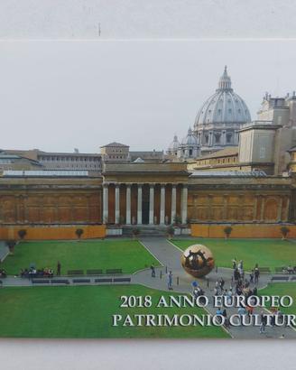 2018 Folder filatelico-numismatico del Vaticano