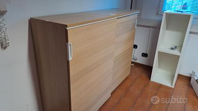 Mobile ufficio credenza ikea 160x45x120h