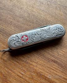 Raro Victorinox vintage in argento Sterling inciso