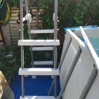 Scaletta 3 gradini piscina Bestway 