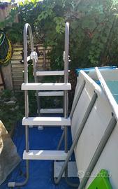 Scaletta 3 gradini piscina Bestway 