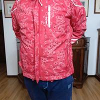 Giacca a vento rosa donna