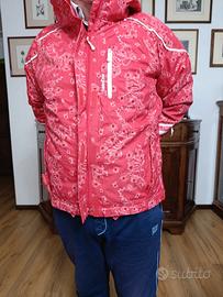 Giacca a vento rosa donna