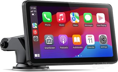 LAMTTO Display Wireless Carplay Android Car 7"