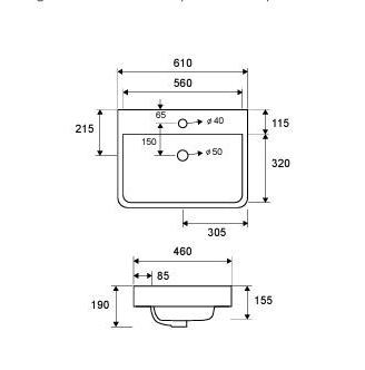 Lavabo Da Appoggio LT 4025 Karag