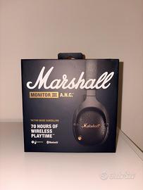 Cuffie Marshall Monitor III A.N.C.