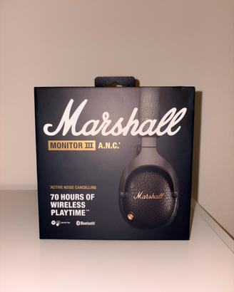 Cuffie Marshall Monitor III A.N.C.