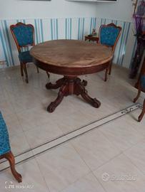 tavolo ovale allungabile