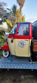Ape con forno a legna