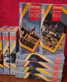 VIDEOCASSETTE Città del Mondo De AGOSTINI - 16 vhs