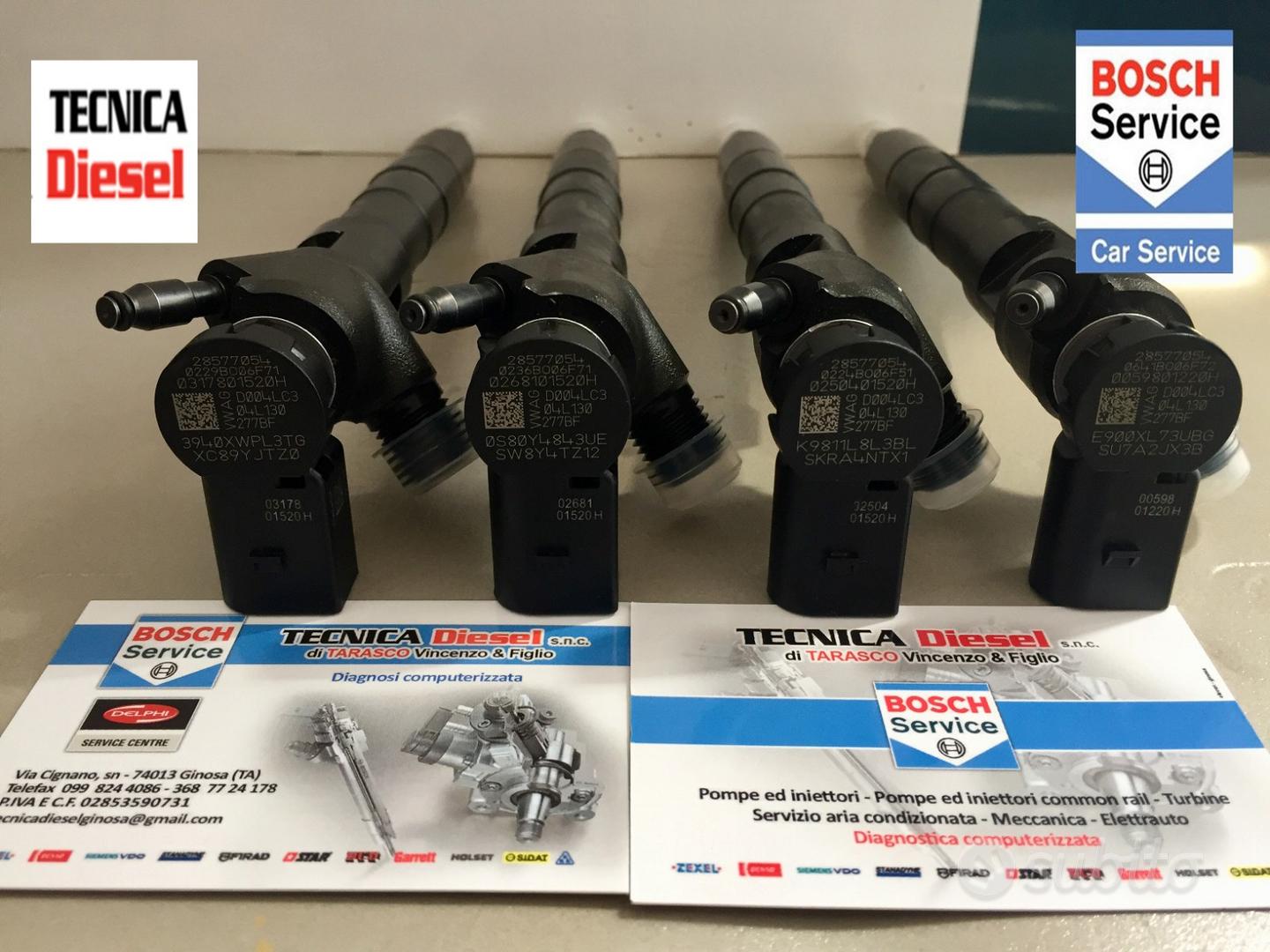 Subito - BOSCH CAR SERVICE TECNICA DIESEL TARASCO - Iniettori diesel bosch  0445110749 nuovi - Accessori Auto In vendita a Taranto