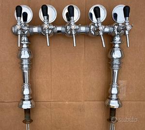 Colonna a ponte birra alla spina 5 vie