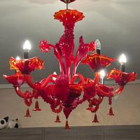 Lampadario in vetro di Murano