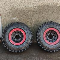 Gomme e cerchi beadlock 16" Land Rover Defender