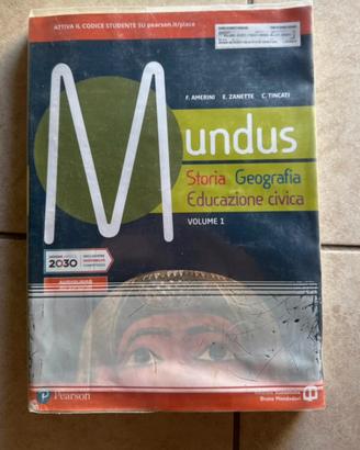 Libro di storia e geografia