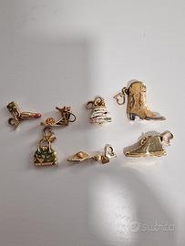 Charm Rosato ciondoli oro 18kt.