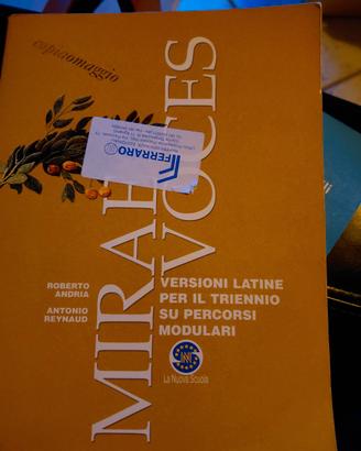 Mirae Voces versioni latine per il triennio 