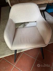 Set da pranzo con 4 sedie