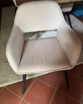 Set da pranzo con 4 sedie