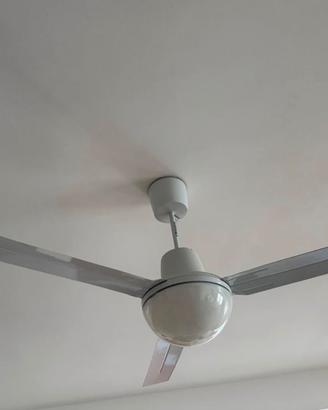Pala Ventilatore a soffitto con lampada Vortice