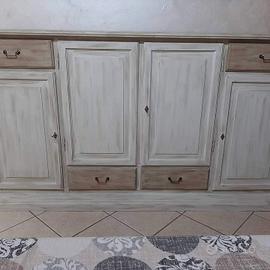 Credenzone in Stile ShabbyChic Color Avorio/Tortor