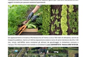 Lotti di terreno agricolo da 20 a 120 m²