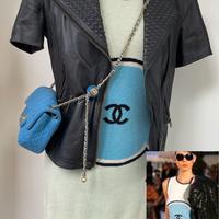 Abito CHANEL in cachemire turchese taglia 40