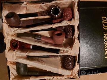 lotto di 8 pipe nuove vintage anni 70 80