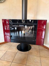 stufa camino girevole Nordica mod. Carillon 