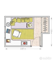 Stanza singola in zona casalbertone / posto auto