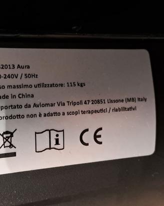 Tapis roulant camminatore elettrico Aura P982013