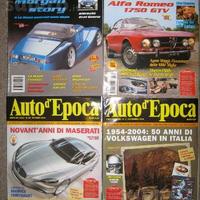 Riviste AUTO D'EPOCA , n. 1-9 / 2003 e 9-10 / 2004