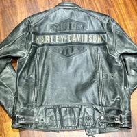 harley davidson giubbotto pelle originale taglia L