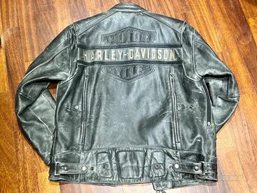 harley davidson giubbotto pelle originale taglia L