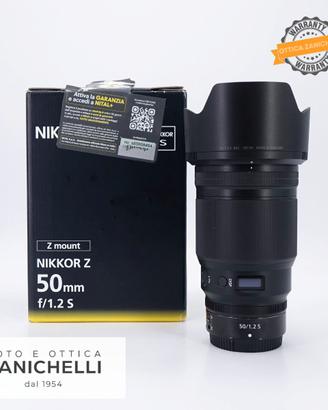 Nikon Nikkor Z 50 f/1.2 S Nital Usato (G1018)