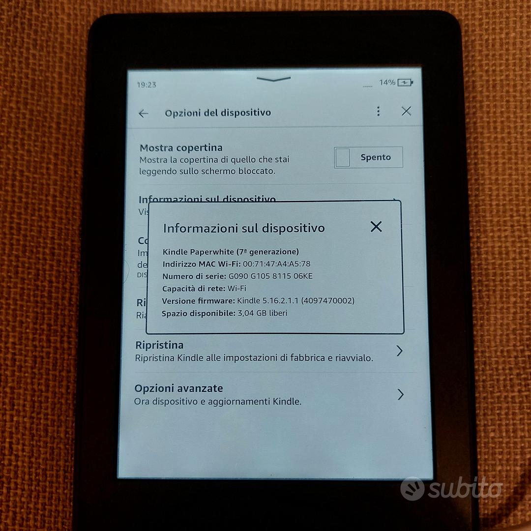 kindle Paperwhite 7a generazione 4Gb - Informatica In vendita a Chieti