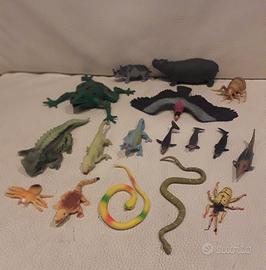 Animali morbidi, 17 pezzi di diverse dimensioni