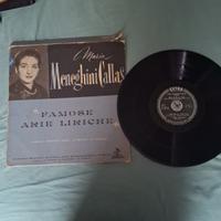 Maria Meneghini Callas famose arie liriche LP33  c