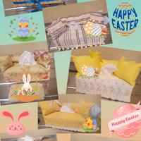 Cover portafazzoletti divanetto regal Pasqua