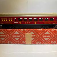 Märklin 4008 carrozza ristorante rossa vintage