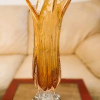 Vaso in vetro artistico vintage