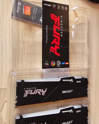 Kingston FURY Beast RGB 32GB (2x16GB) 6000MT/ CL30