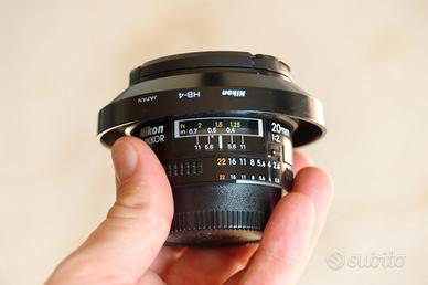 Nikon Nikkor AF-D 20mm f/2.8 + HB-4 Lens Hood