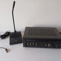 amplificatore rcf + microfono 