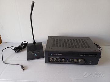amplificatore rcf + microfono 