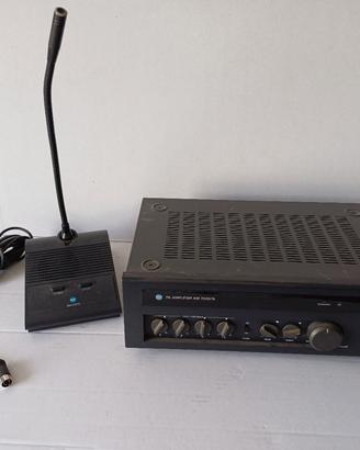 amplificatore rcf + microfono 