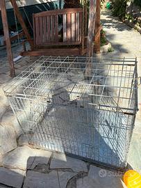 Box pieghevole per trasporto cane in auto