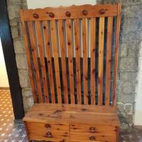 divano 3 posti e panca rustica