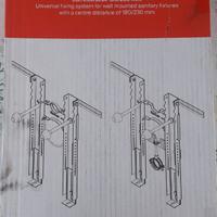 Staffe fischer per sanitari sospesi